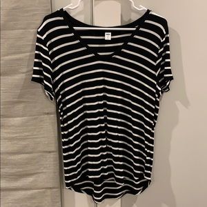 Black and white striped shirt